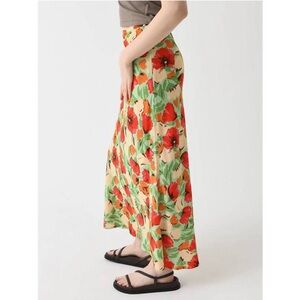 Kitri Floral Maxi Skirt Size 12 Layla Green Orange Cream